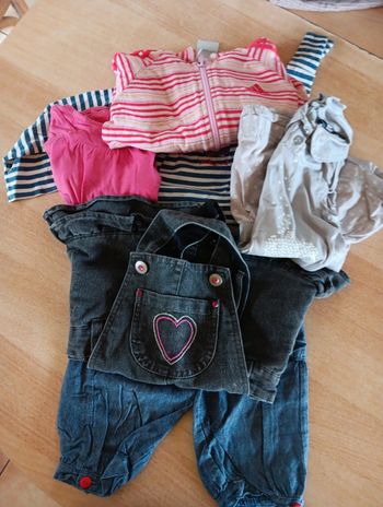 Lot printemps été fille 18 mois