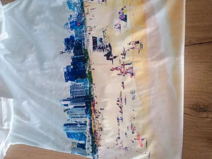 robe de plage satinée longboard L - photo numéro 4