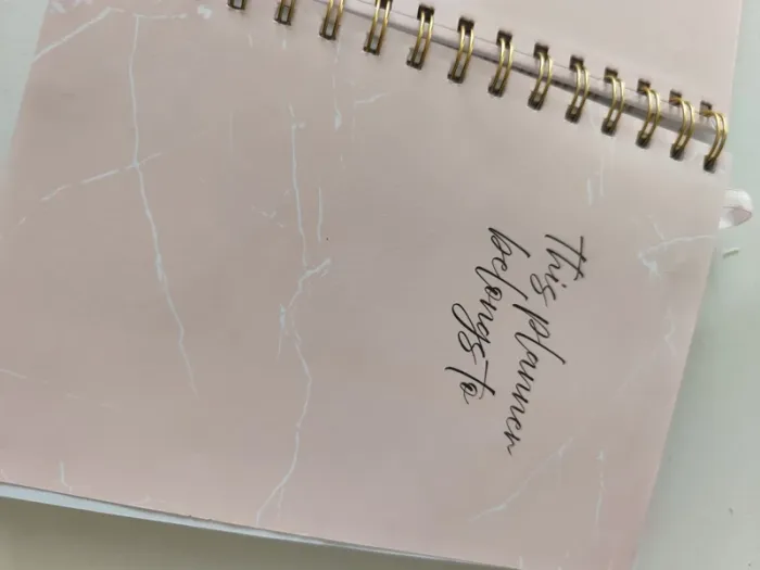 Carnet agenda planner sans date jamais servi - photo numéro 3