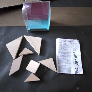 Casse tête  puzzle 7 pièces Tangram