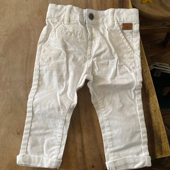 Pantalon blanc 6 mois