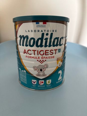 Lait Modilac actigest 2 