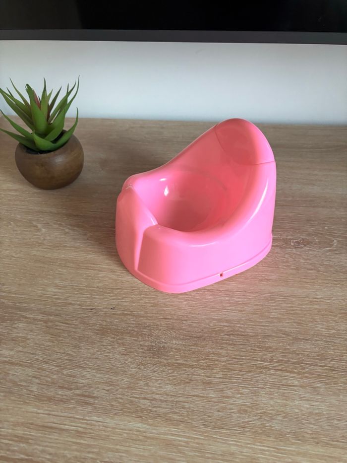 Grand Pot pour bébé poupon rose jouet imitation - photo numéro 2