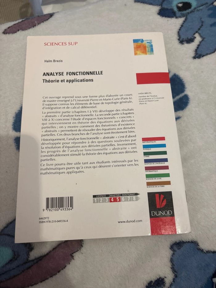 Dunod - analyse fonctionnelle - maths - photo numéro 2