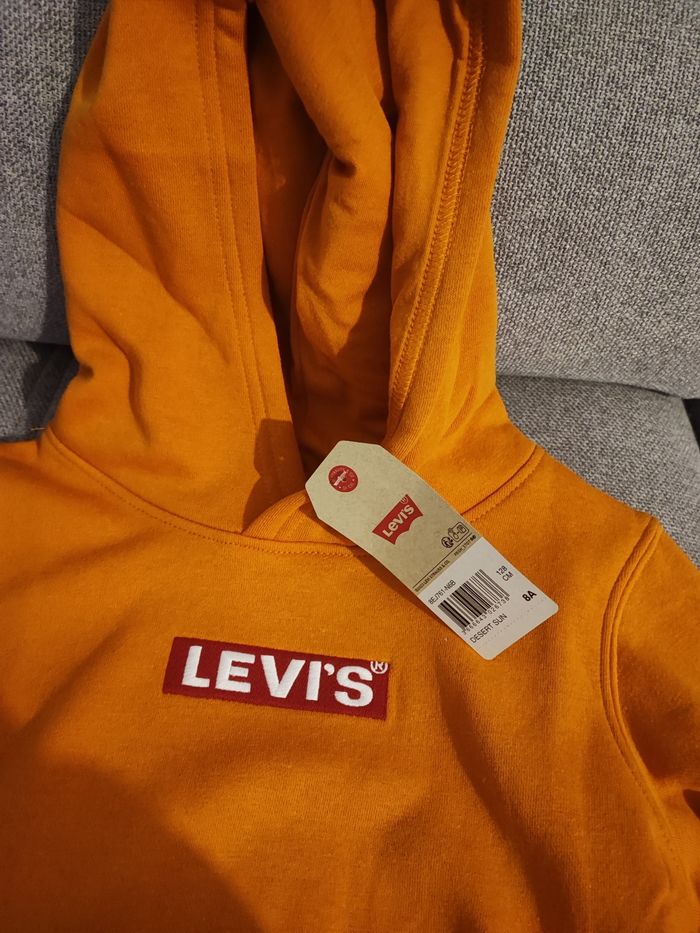Sweat a capuche levis fille et garçon - photo numéro 2