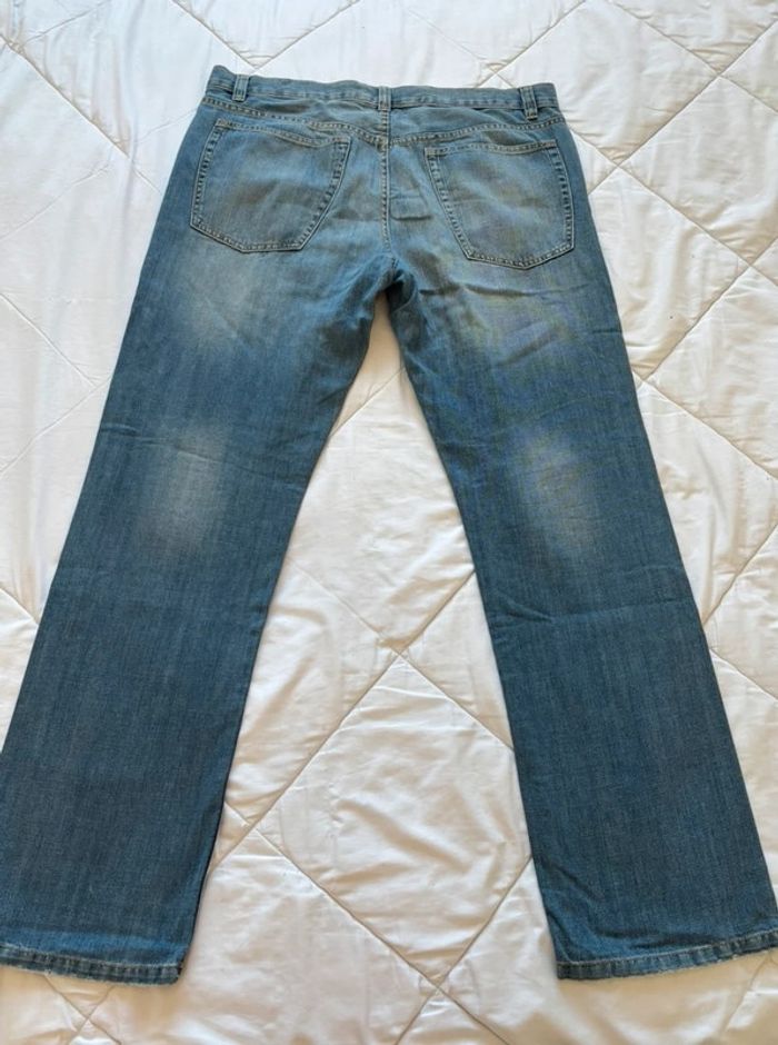 Jean homme vintage y2k début 2000 In Extenso taille 50 2XL – coupe droite regular fit bleu délavé - photo numéro 10