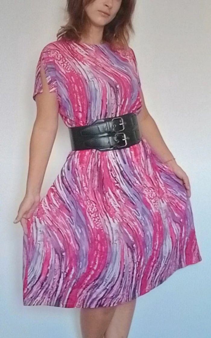 Belle robe colorée vintage TU - photo numéro 6
