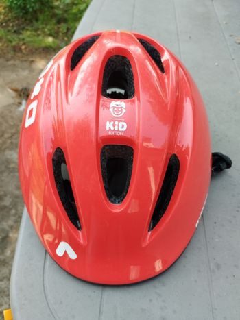 Casque enfant XS rouge