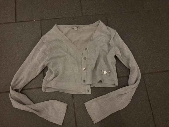 Gilet tout pailletée fille 8 ans