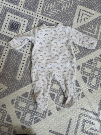 Pyjama velours 1 mois