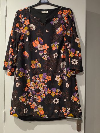 Robe fleurie noire Cache Cache – taille 42
