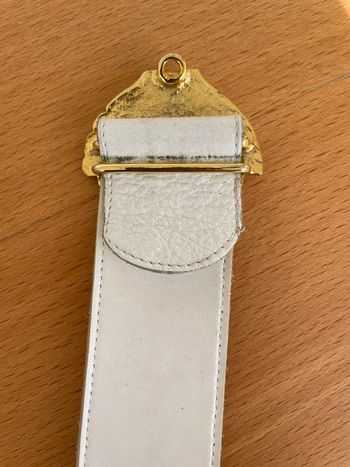 Ceinture Vintage Chenonceaux Made in France - Boucle Ailes Dorée