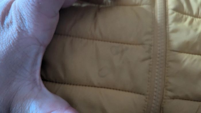 Doudoune jaune moutarde - photo numéro 2