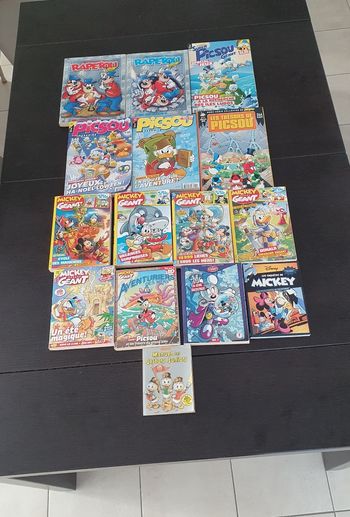 Lot de 15 Picsou, Mickey, Rapetou ...