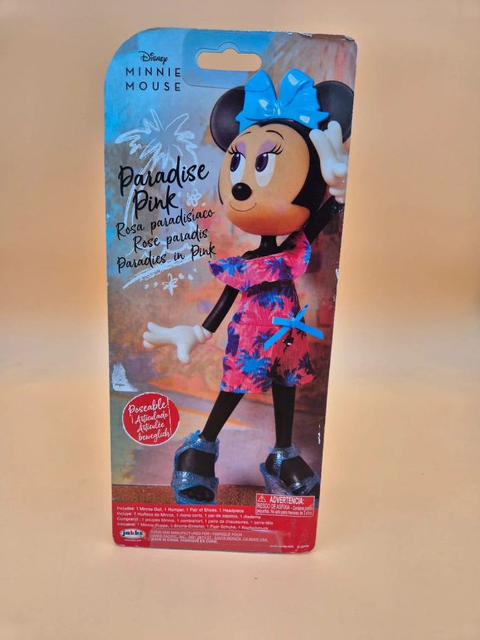 disney Poupée Minnie Mouse "Paradise Pink"  Look Floral & Sandales Été - photo numéro 3