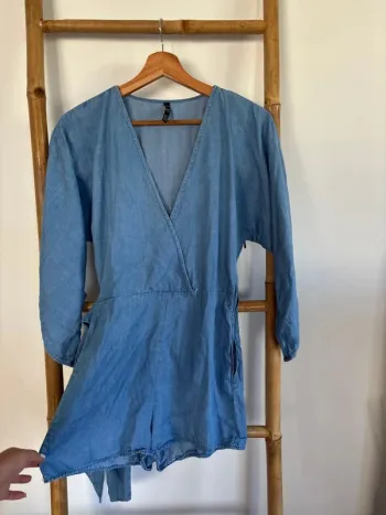 Combi short imitation jean avec ceinture Zara taille XS