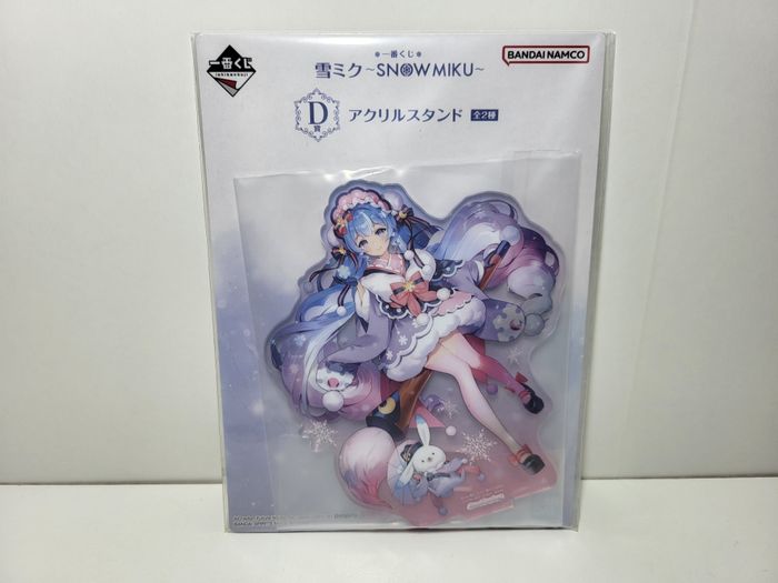 Snow Miku Hatsune Miku Stand Acrylic Ichiban Kuji D