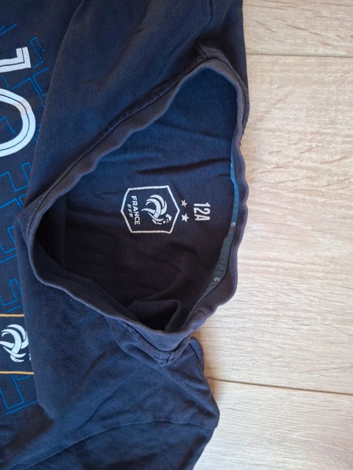 Tee shirt bleu marine équipe de France - photo numéro 2