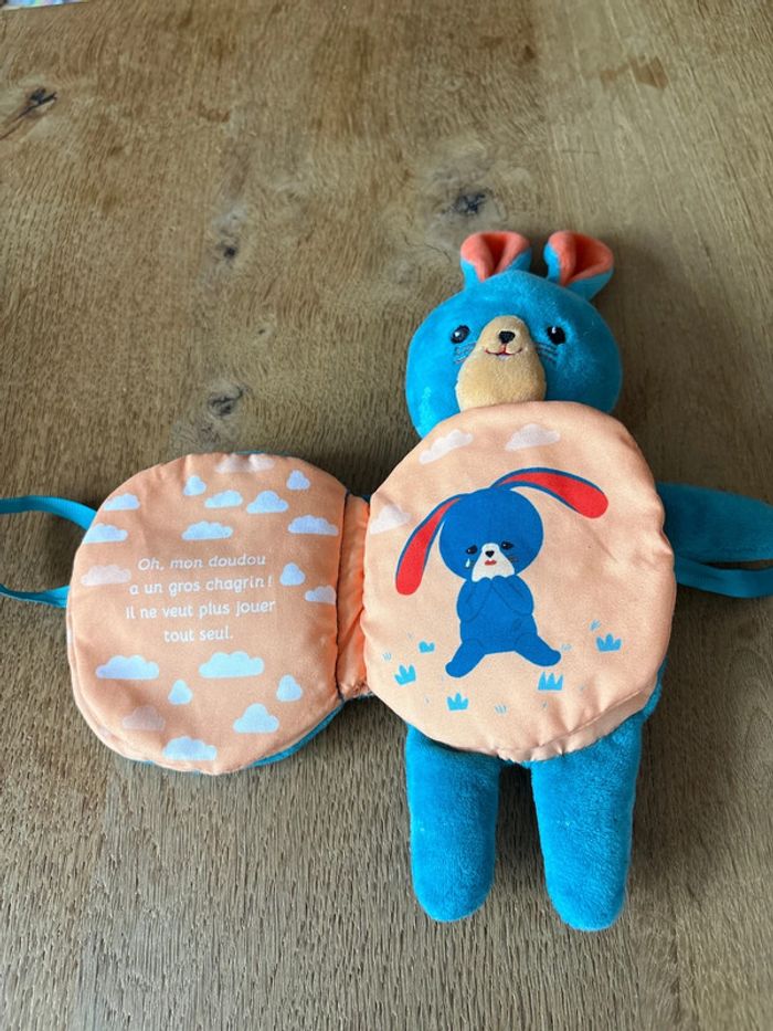Doudou lapin livre - photo numéro 2