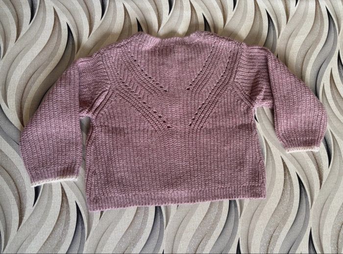 Cardigan en maille ajourée - Taille 12 mois 76 cm - photo numéro 2
