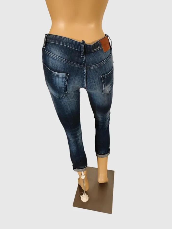 Jean Dsquared2 bleu - Taille 14 ans - photo numéro 4