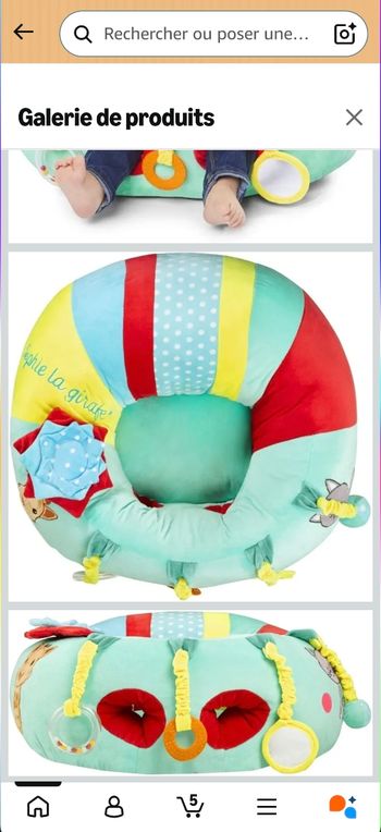 Fauteuil  sophie la girafe 