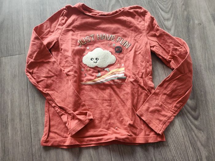 Tee-shirt manches longues kiabi