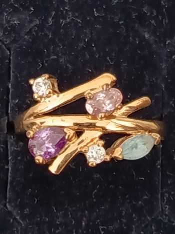 Bague plaqué or.