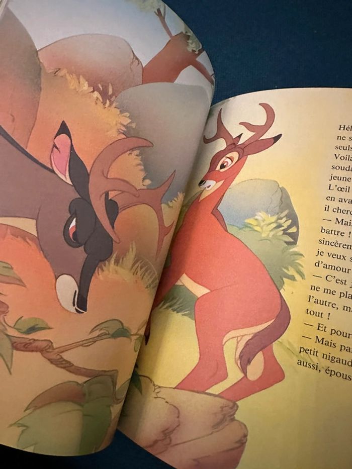 Livre ancien album Le monde merveilleux de Bambi Walt Disney Nathan - photo numéro 8