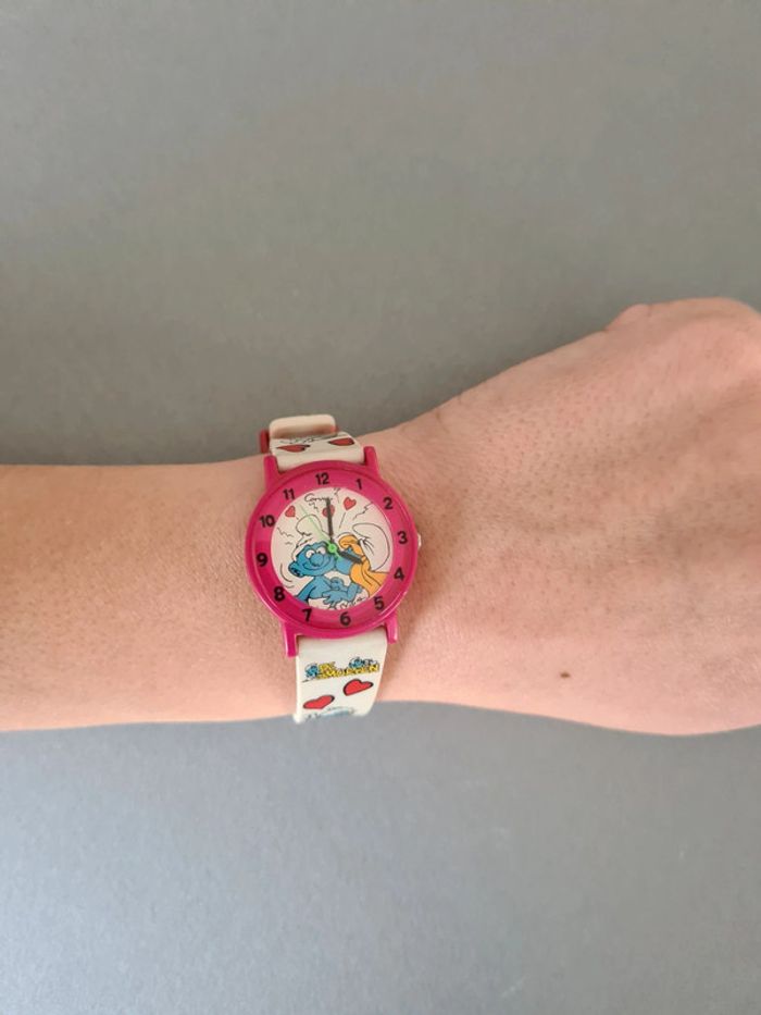Montre motif Schtroumpf vintage - photo numéro 6