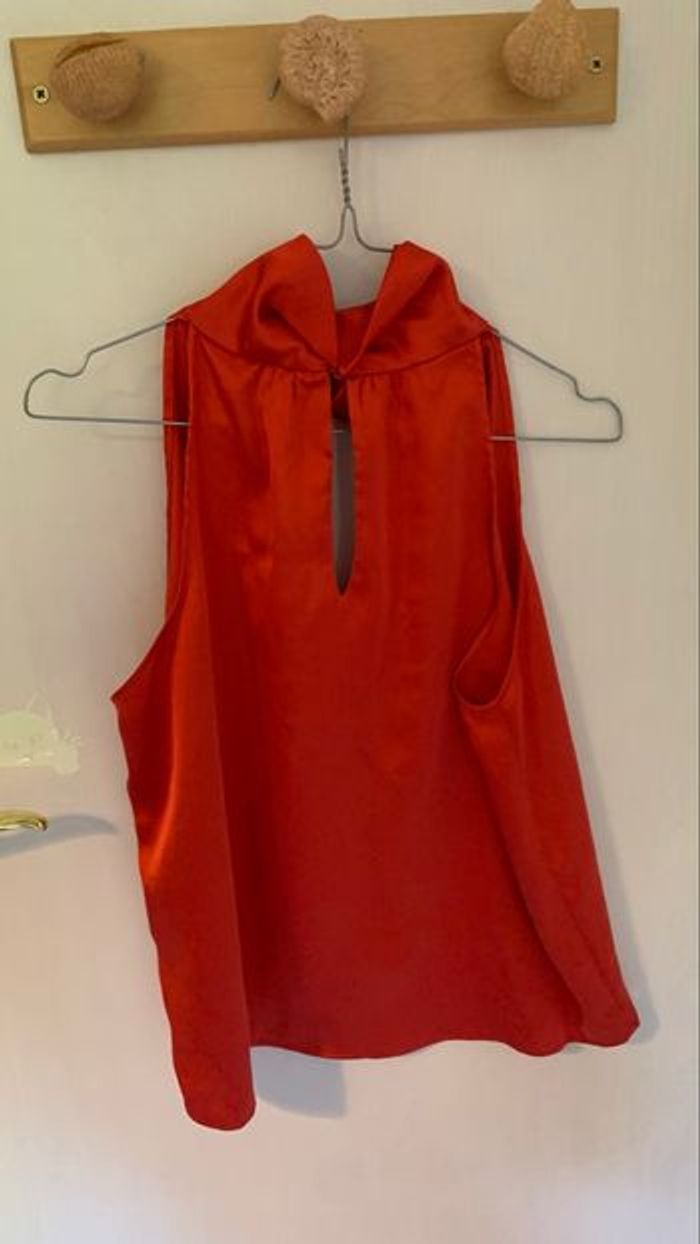 Blouse satinée avec col - photo numéro 5
