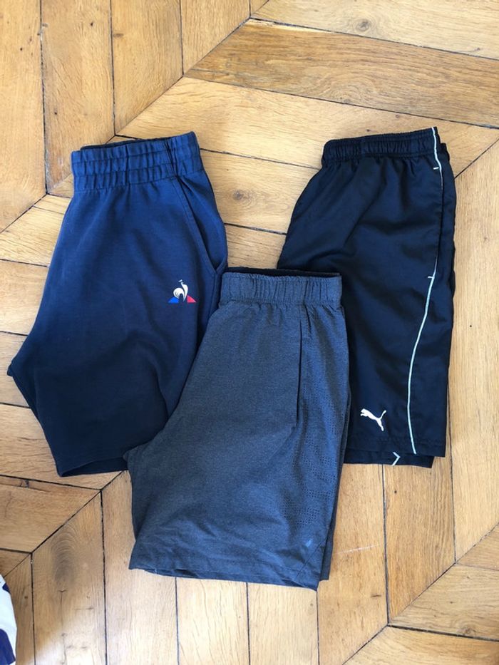 Lot 3 shorts sport nike puma Lecoq sportif - photo numéro 6