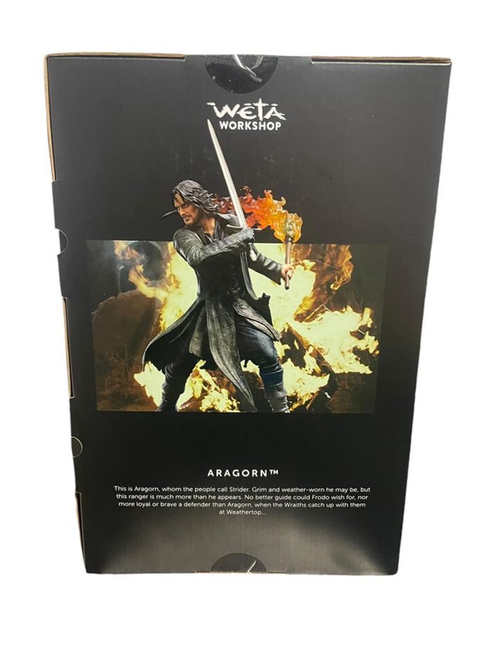 Statuette The Lord of the rings 20 th anniversary Aragorn 28 cm Weta Workshop neuf - photo numéro 4
