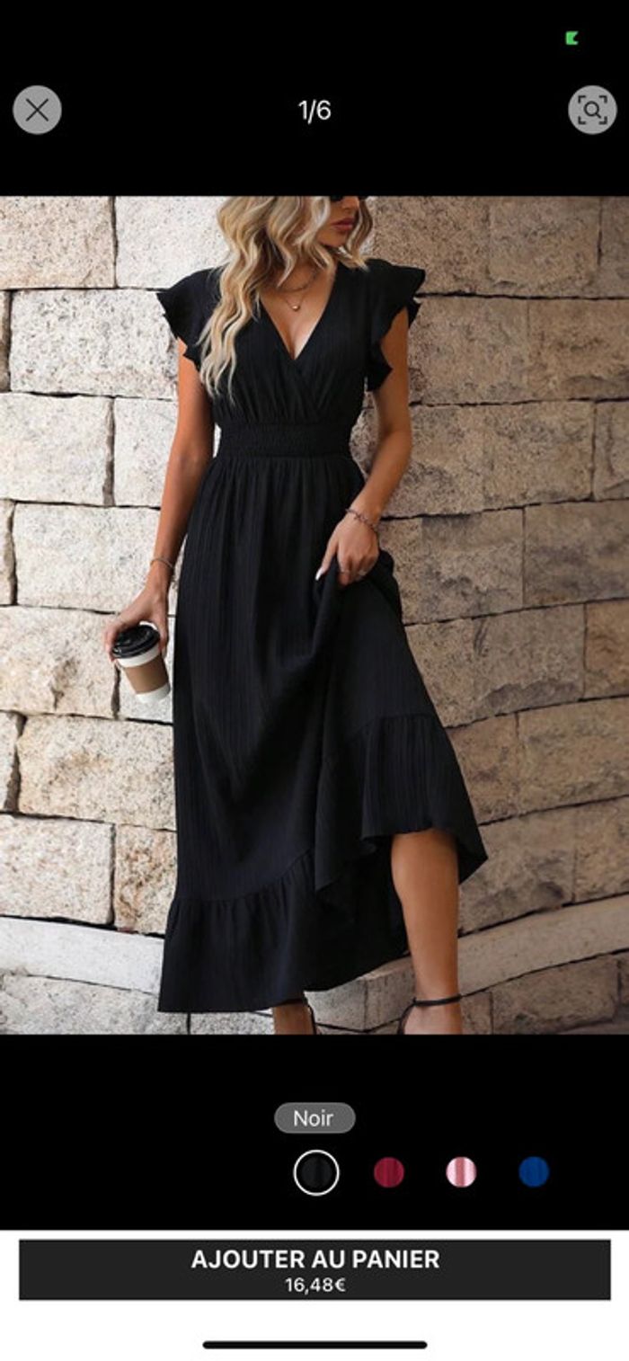 Robe noire taille L SHEIN neuve - photo numéro 4