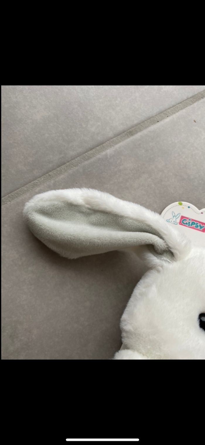 Doudou Peluche Lapin Gipsy Neuf - photo numéro 5