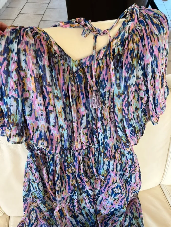 Jolie robe été fluide taille 36-38 état impeccable été à voir en urgence - photo numéro 9