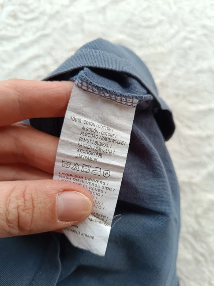 Tee shirt manches longues Garçon 4 ans Dinosaure skateboard Flying Kiabi 100% coton - photo numéro 6