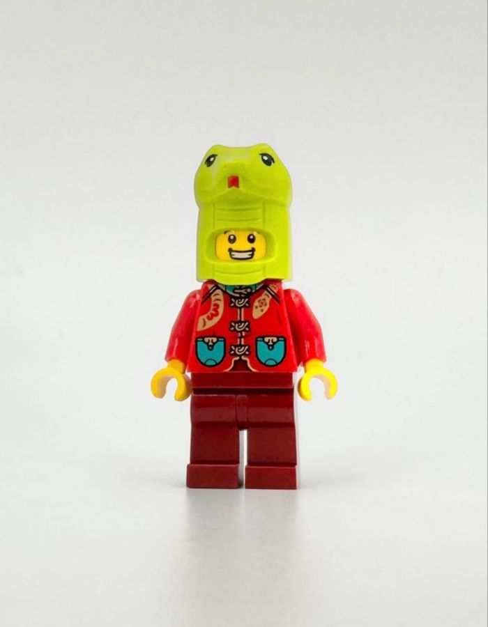 Lego Figurines Nouvel An Chinois : l’Homme en Costume, l’Année du Serpent - NEUF - photo numéro 2