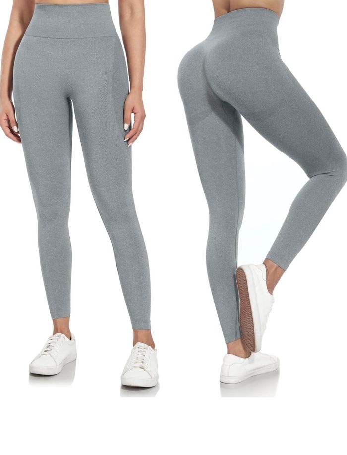 Pantalon Leggings femme sport gris - photo numéro 3
