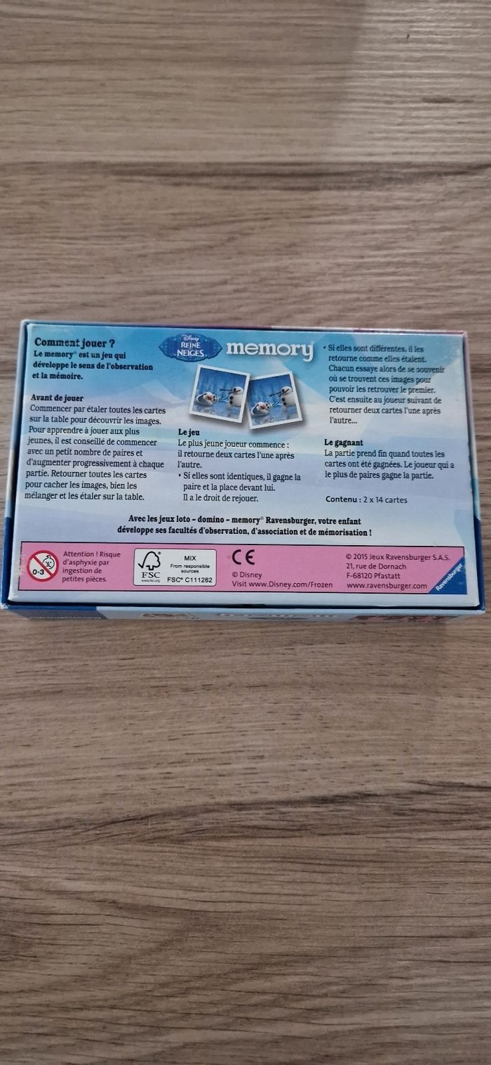 Memory disney reine des neiges - photo numéro 2