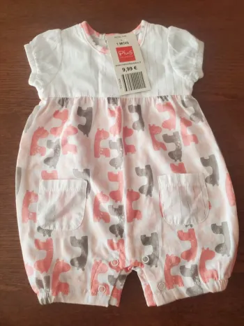 Tenue été fille 1 mois