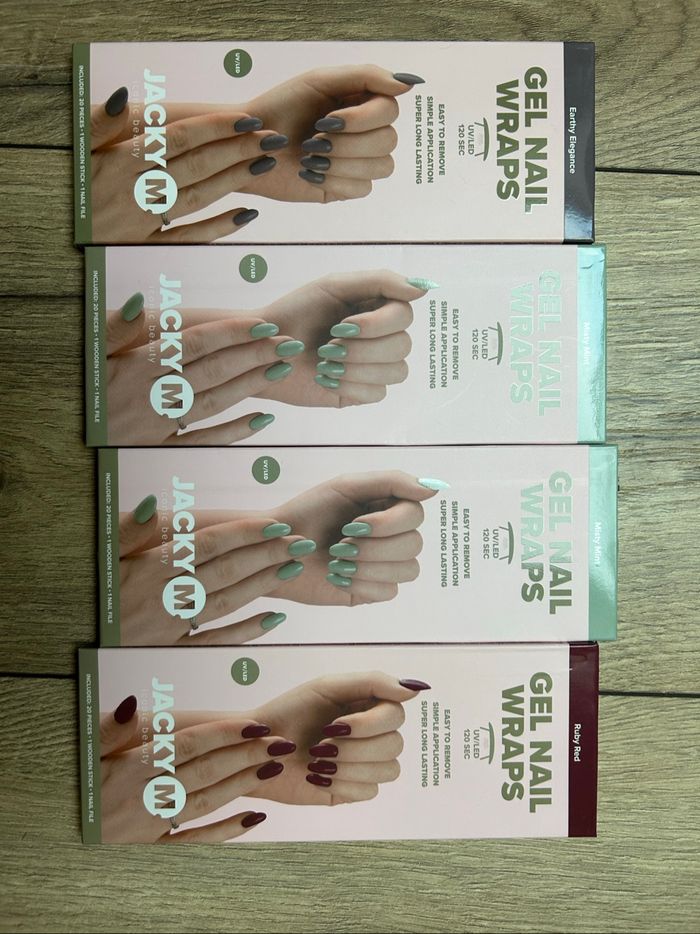 Gel nail wraps