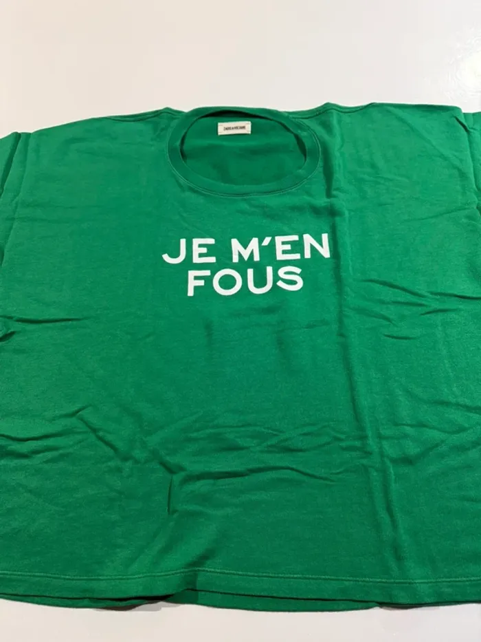 Sweat zadig et voltaire je m’en fou