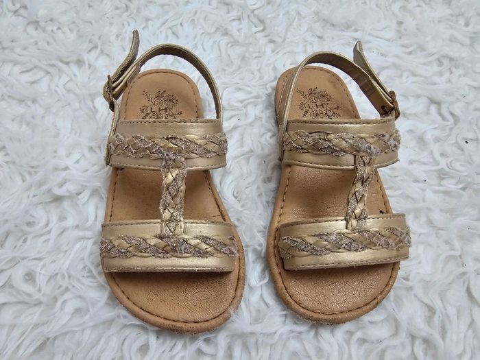 Sandales dorées taille 26 - photo numéro 6