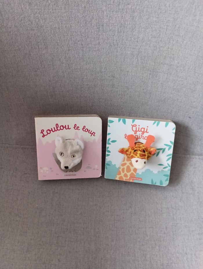 2 livres bébé marionnettes Casterman