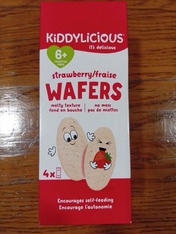 Kiddylicious wafers fraise