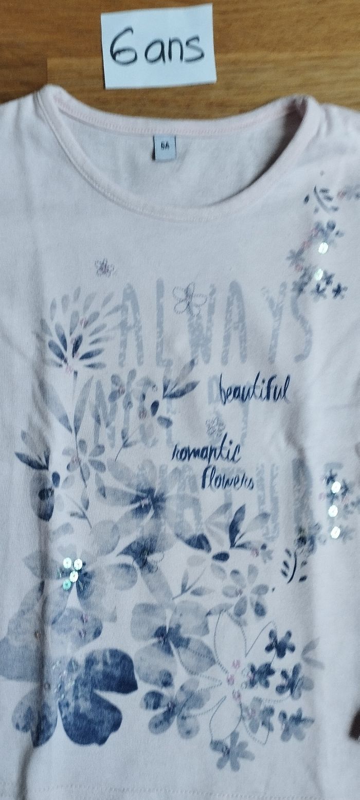 T-shirt fille 6 ans - photo numéro 3