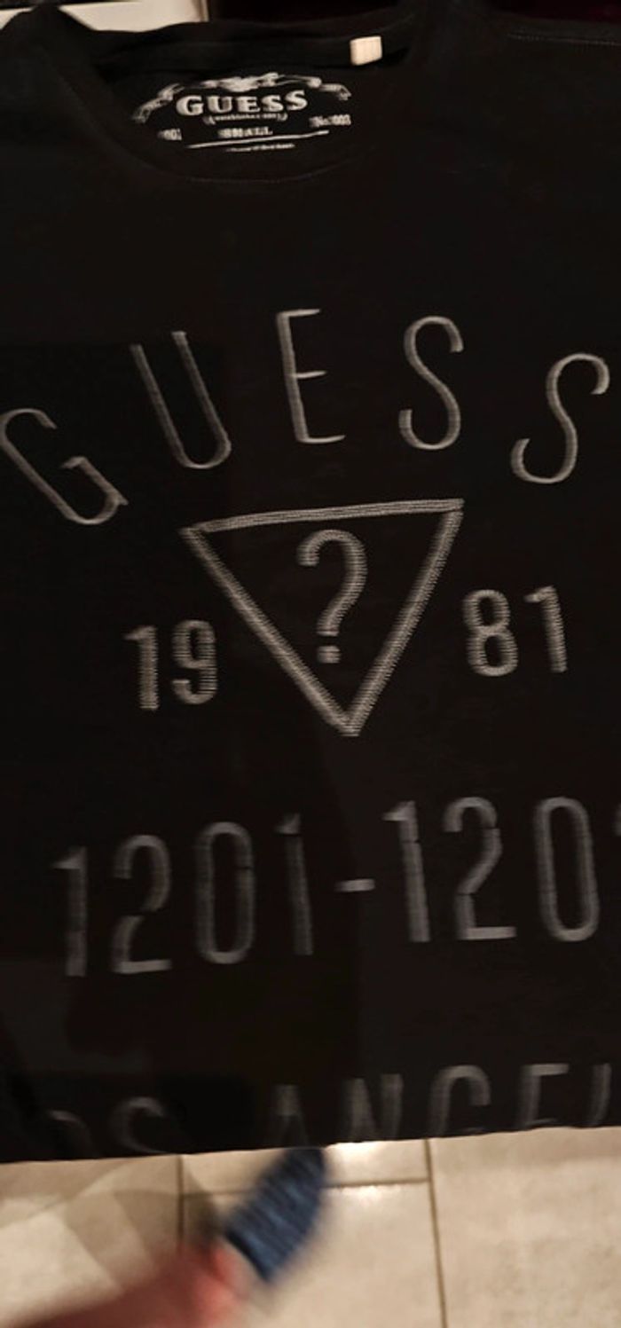 Tee shirt longues manches guess - photo numéro 3