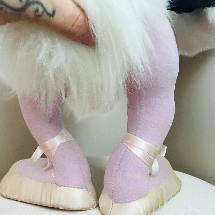 Peluche rare Disney Fantasia – Madame Upanova, autruche ballerine – années 1990, 48 cm avec nœud. - photo numéro 9