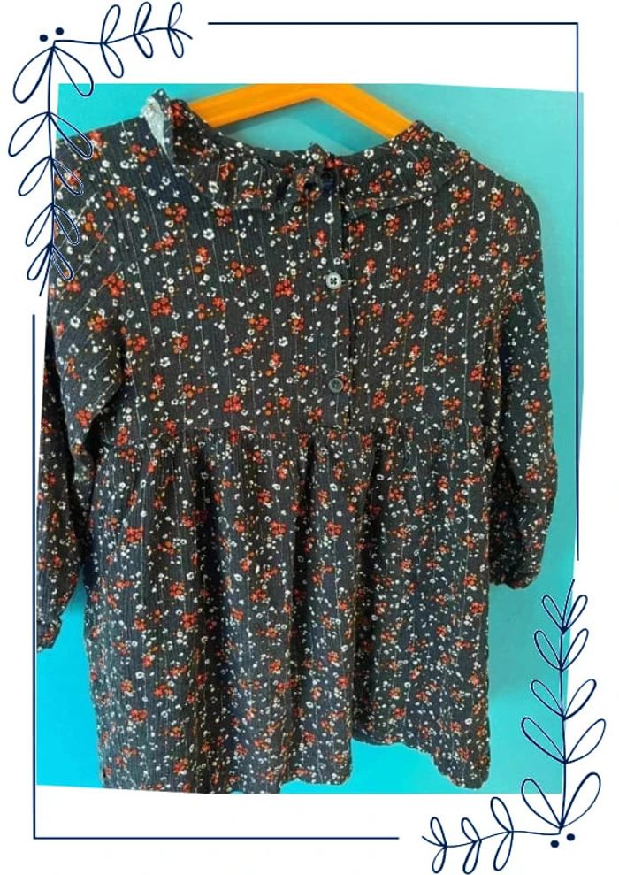 Belle robe manches longues doublée 3 ans lulu castagnette - photo numéro 2